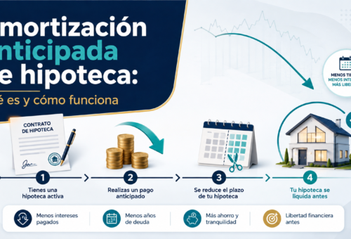Amortización anticipada de hipoteca: qué es y cómo funciona